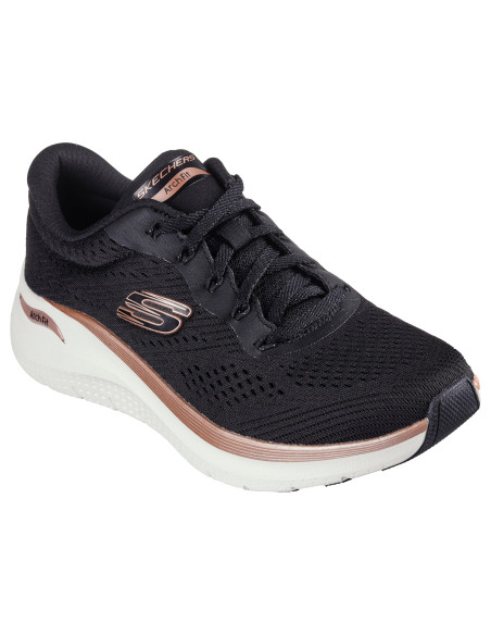 Zapatilla deportiva cordones textil  ARCHFIT - SKECHERS 150067 - negro