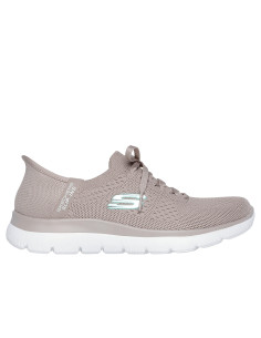 Zapatilla mujer SLIP-INS cordón elastico - SKECHERS 150263 - taupe