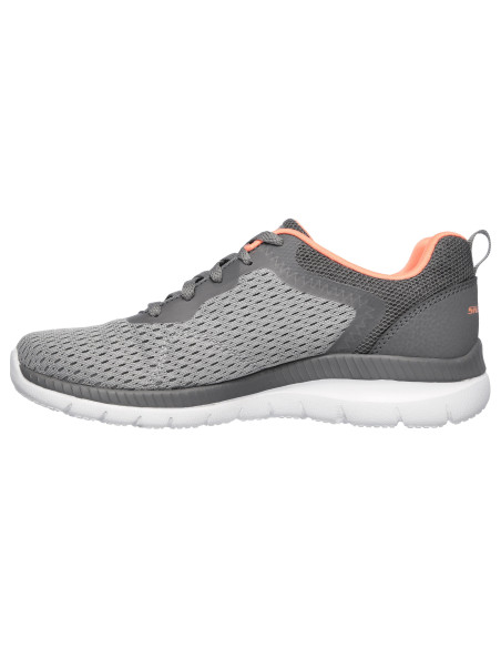 Zapatilla deportiva micro mujer - SKECHERS 12607 - gris