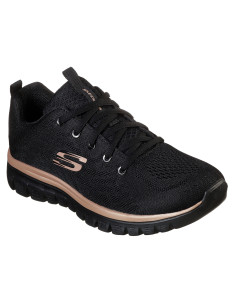 Zapatilla deportiva micro mujer - SKECHERS 12615 - negro