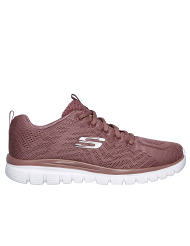 Zapatilla deportiva micro mujer - SKECHERS 12615 - rosa