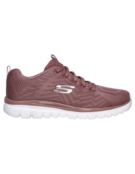 Zapatilla deportiva micro mujer - SKECHERS 12615 - rosa
