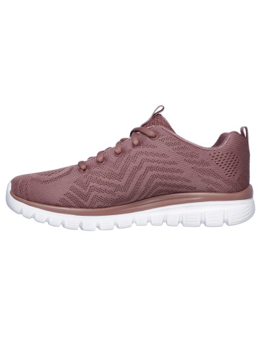 Zapatilla deportiva micro mujer - SKECHERS 12615 - rosa