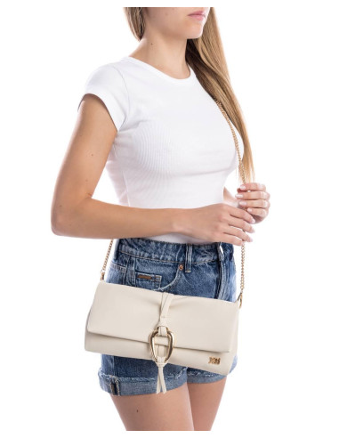 Bolso sobre cadena dorada - XTI 184442 - hielo