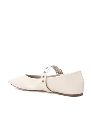 Bailarina plana ajuste correa hebilla - XTI 144021 - hielo