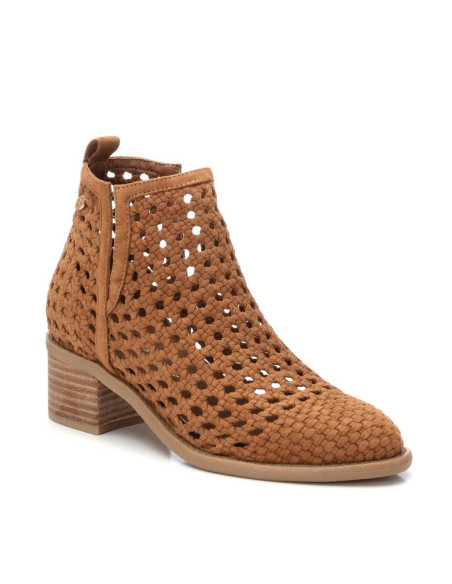 Botin mujer trenzado tacon madera bajo - XTI 143959 - cuero
