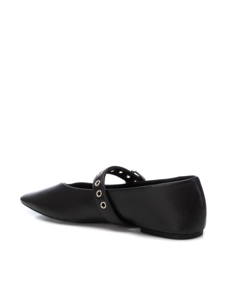 Bailarina plana ajuste correa hebilla - XTI 144021 - negro