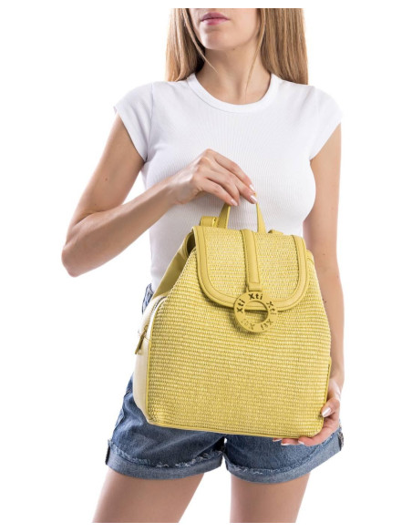 Mochila rafia asa - XTI 184383 - Amarillo