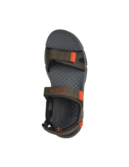 Sandalia tiras velcro combinada - SKECHERS 205112 - verde