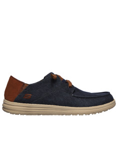 Mocasín sin cordones con puntera de mocasín casual - SKECHERS 210116 - marino