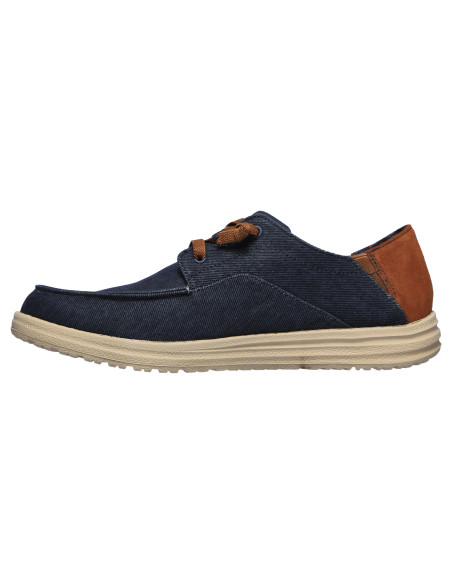 Mocasín sin cordones con puntera de mocasín casual - SKECHERS 210116 - marino