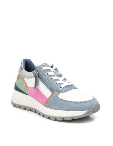 Zapatilla mujer casual con cremallera - REFRESH 172446 - jeans