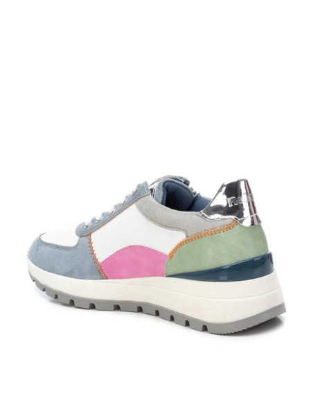 Zapatilla mujer casual con cremallera - REFRESH 172446 - jeans