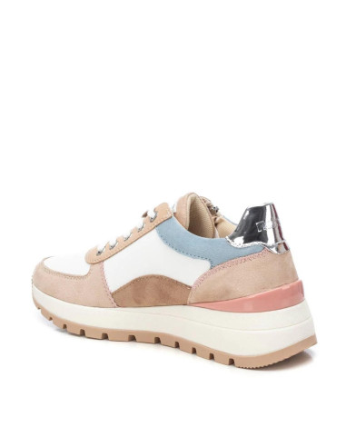 Zapatilla mujer casual con cremallera - REFRESH 172446 - beig