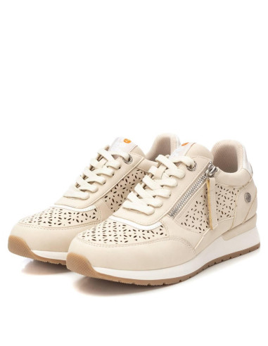 Zapatilla troquelada cremallera lateral - REFRESH 172789 - hielo