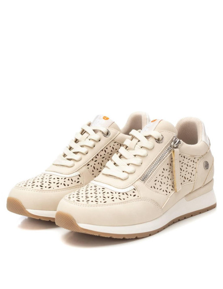 Zapatilla troquelada cremallera lateral - REFRESH 172789 - hielo