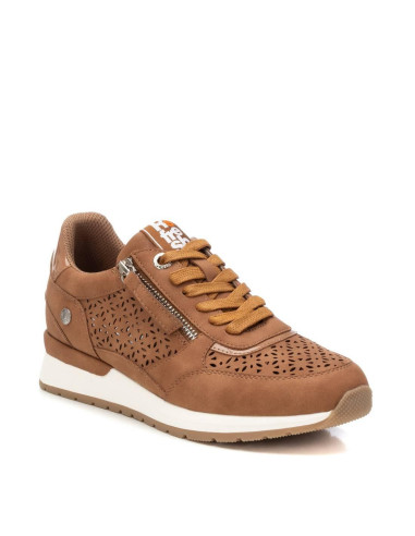 Zapatilla troquelada cremallera lateral - REFRESH 172789 - camel
