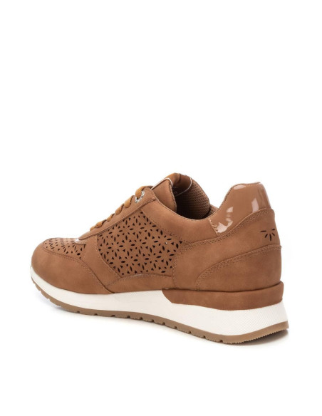 Zapatilla troquelada cremallera lateral - REFRESH 172789 - camel