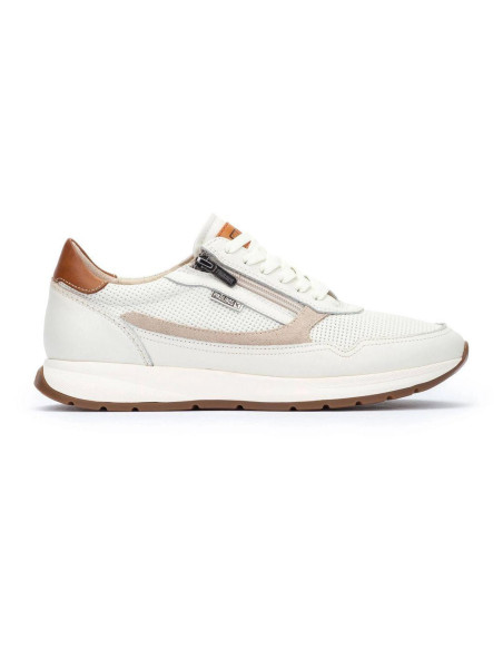 Deportivo piel cremallera - PIKOLINOS M2B-6263C3 - blanco