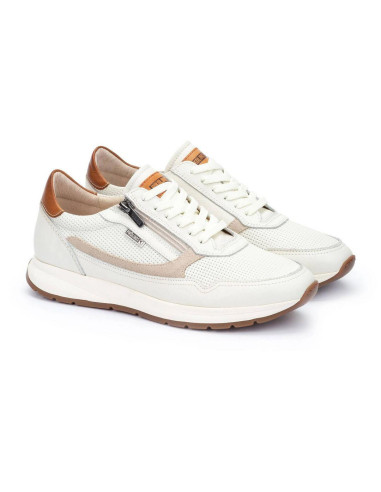 Deportivo piel cremallera - PIKOLINOS M2B-6263C3 - blanco