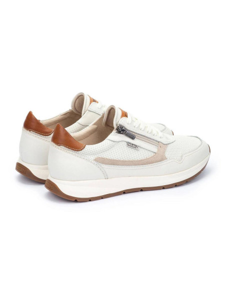 Deportivo piel cremallera - PIKOLINOS M2B-6263C3 - blanco