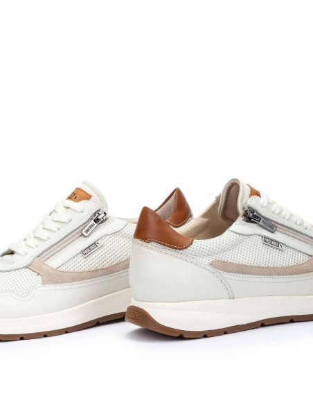 Deportivo piel cremallera - PIKOLINOS M2B-6263C3 - blanco