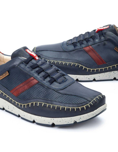 Deportivo piel elasticos - PIKOLINOS M4U-6046C1 - azul