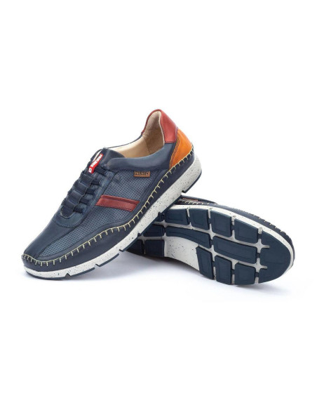 Deportivo piel elasticos - PIKOLINOS M4U-6046C1 - azul