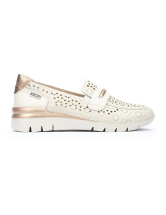 Mocasín deportivo en piel - PIKOLINOS W4R-6518C1- nata