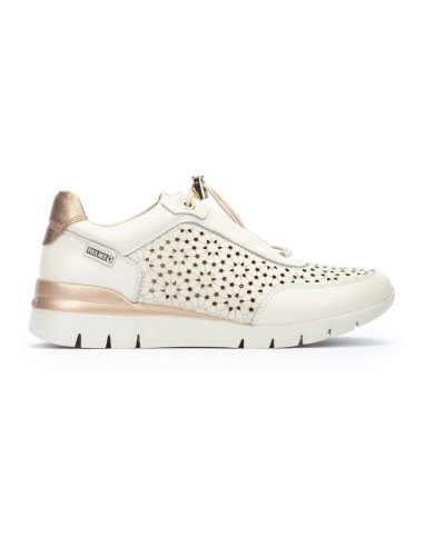 deportivo piel cierre elástico - PIKOLINOS W4R-6584 - nata