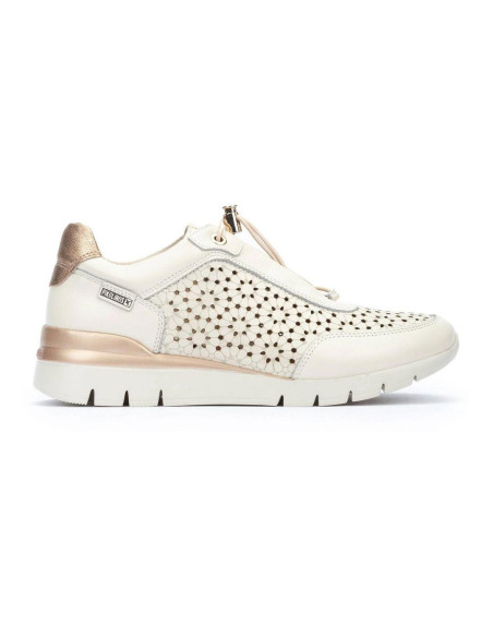 deportivo piel cierre elástico - PIKOLINOS W4R-6584 - nata