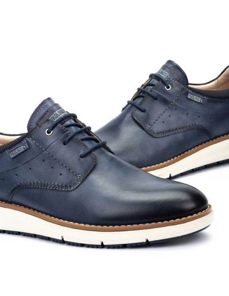 Zapato piel cordón - PIKOLINOS M1A-4276C1- marino