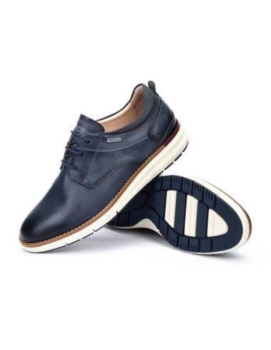 Zapato piel cordón - PIKOLINOS M1A-4276C1- marino