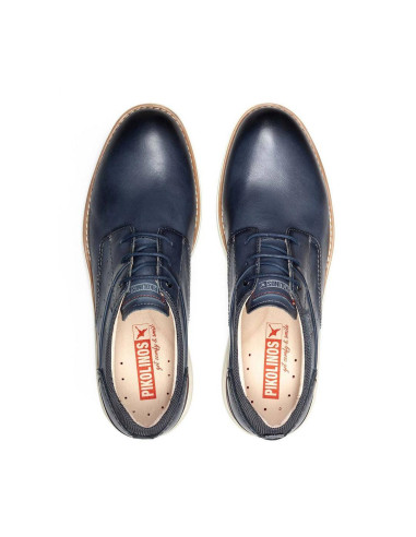 Zapato piel cordón - PIKOLINOS M1A-4276C1- marino