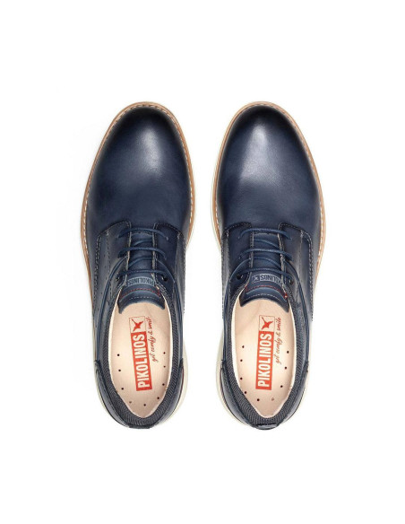 Zapato piel cordón - PIKOLINOS M1A-4276C1- marino