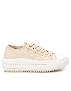 Zapatilla mujer con piso volumen en goma - REFRESH 172719 - beig