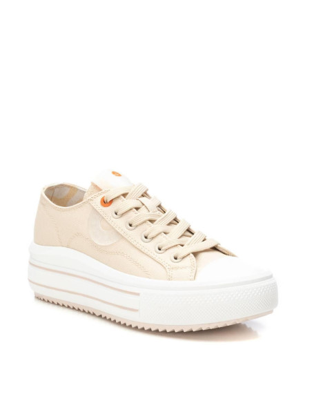 Zapatilla mujer con piso volumen en goma - REFRESH 172719 - beig