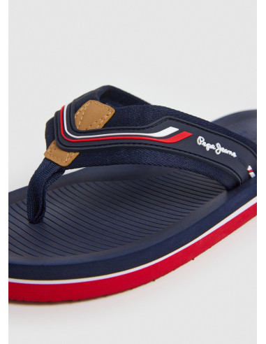 Chancla esclava hombre correa textil - PEPE JEANS PMS70162 - marino