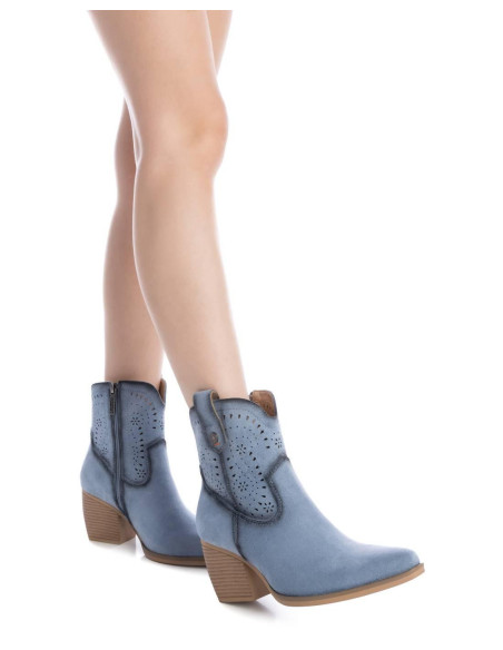 Botin campero antelina - REFRESH 172518 - azul
