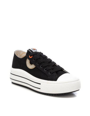 Zapatilla mujer con piso volumen en goma - REFRESH 172719 - negro