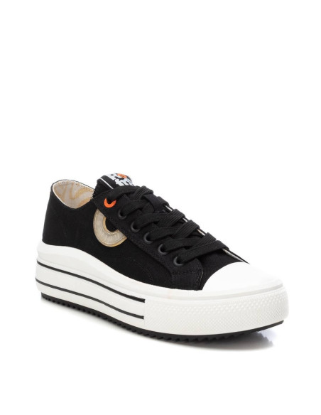 Zapatilla mujer con piso volumen en goma - REFRESH 172719 - negro