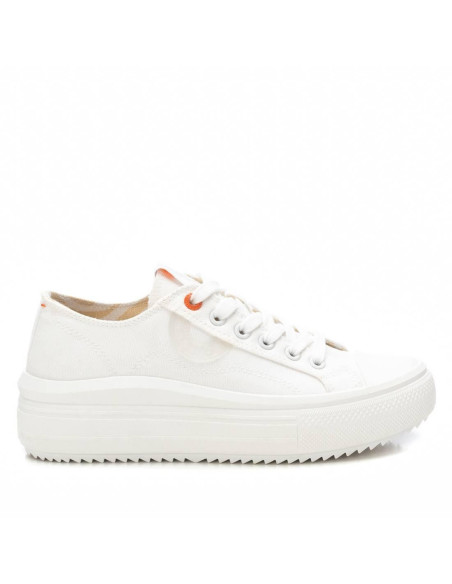 Zapatilla mujer con piso volumen en goma - REFRESH 172719 - blanco