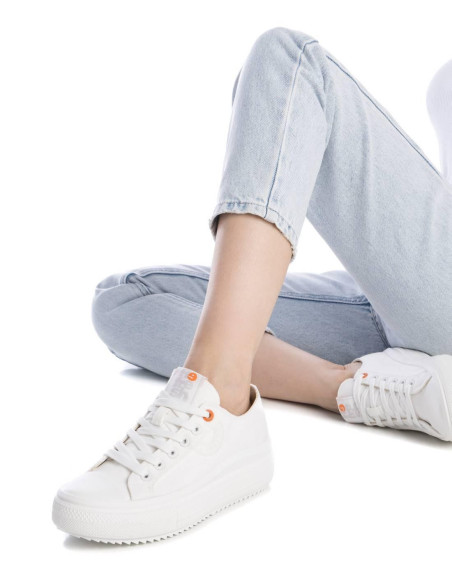 Zapatilla mujer con piso volumen en goma - REFRESH 172719 - blanco