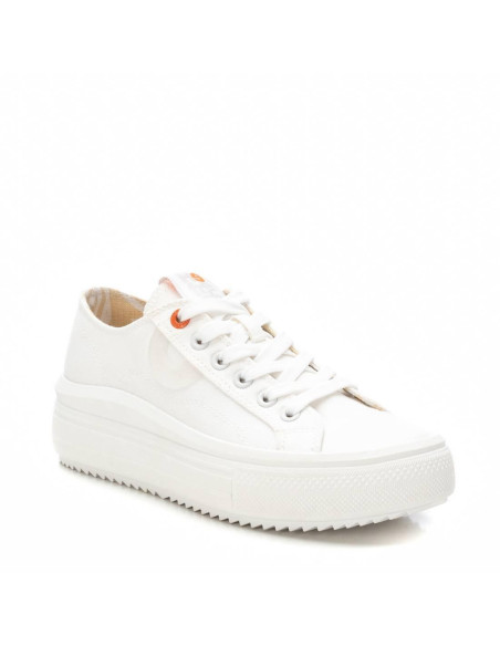 Zapatilla mujer con piso volumen en goma - REFRESH 172719 - blanco