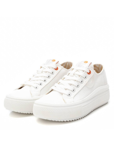 Zapatilla mujer con piso volumen en goma - REFRESH 172719 - blanco