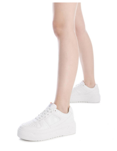 Zapatilla chica con doble piso - REFRESH 172408 - blanco