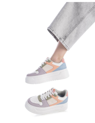 Zapatilla chica con doble piso - REFRESH 172408 - multicolor