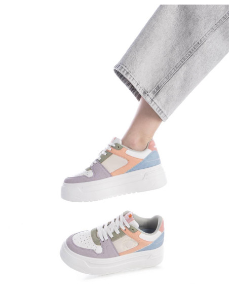 Zapatilla chica con doble piso - REFRESH 172408 - multicolor