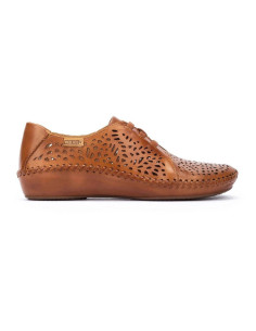 Zapato calado con elásticos para mujer - PIKOLINOS 655-4783 - brandy