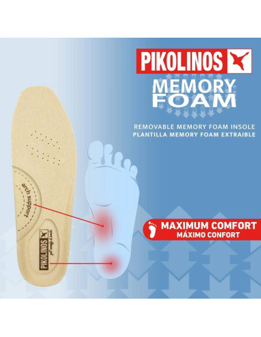 Deportivo piel elasticos - PIKOLINOS M4U-6046C1 - cuero